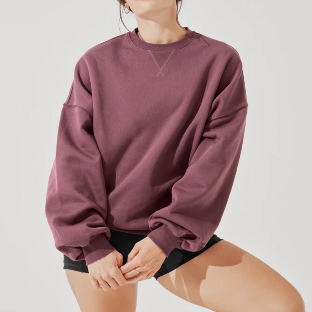POPFLEX Mauve Crew Neck Sweater